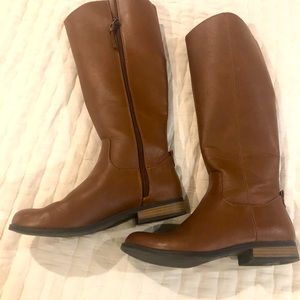 Caramel riding boots